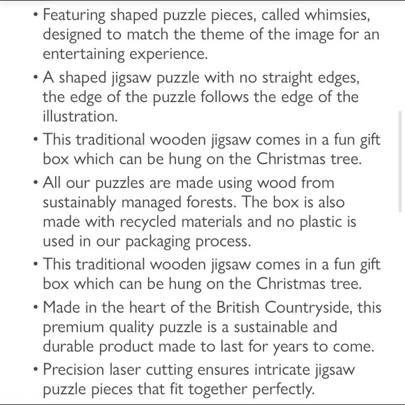 NIB Wentworth wooden puzzle kids 15 piece Christmas puzzle - Picture 8 of 10